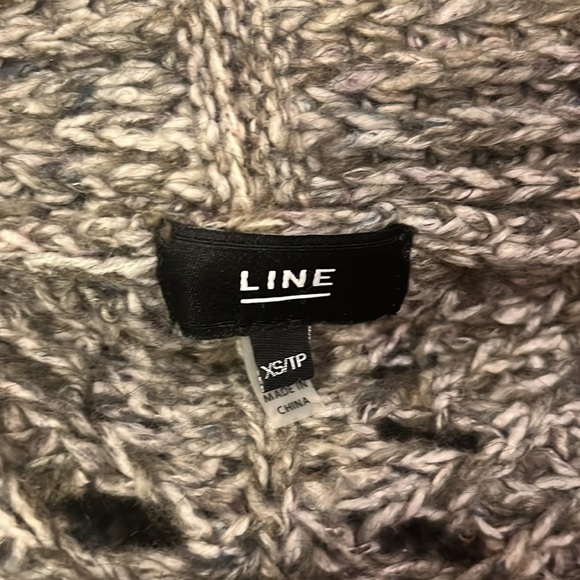 LINE Woman’s Grey Cardigan Size XS - Picture 4 of 5